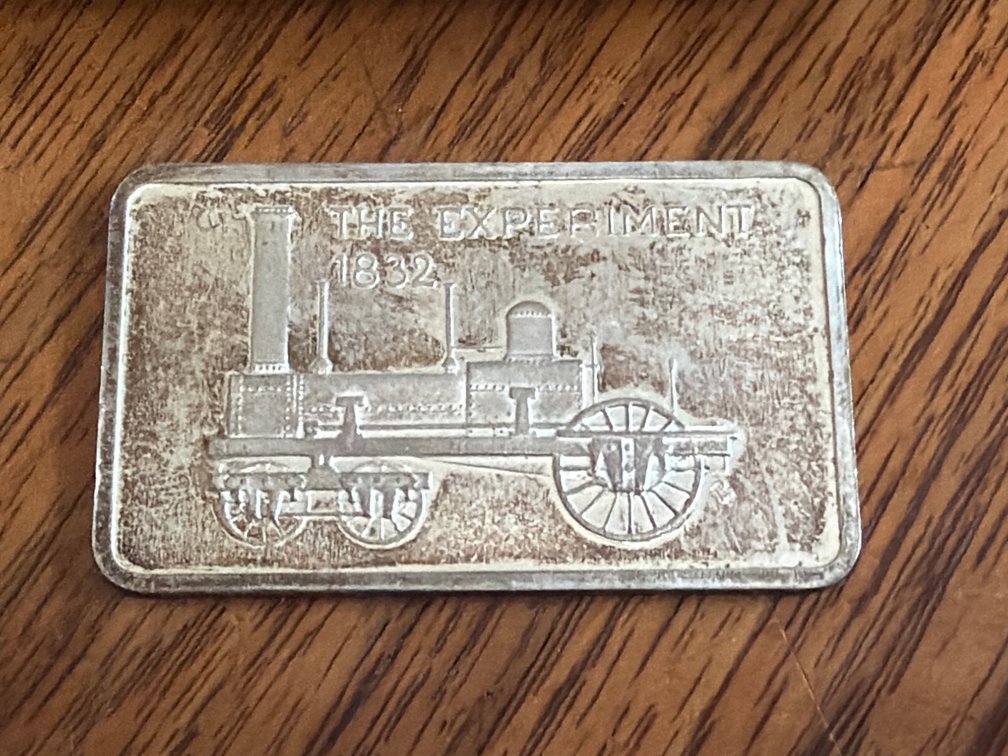.925 Silver The Lincoln Mint Great Locomotives The Experiment Ingot
