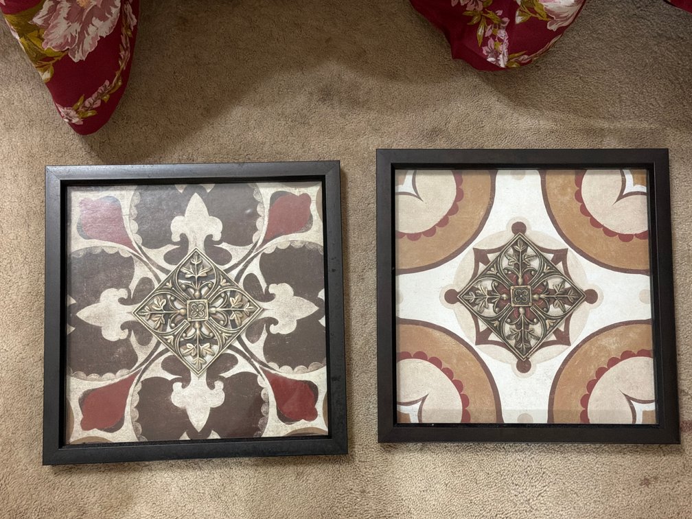 Designs Direct Framed Medallion Wall Art Pieces