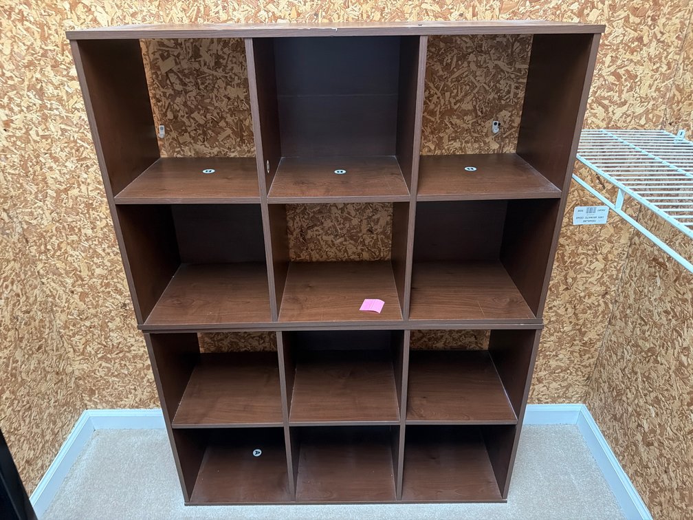 12-Cube Organizer Shelving Unit
