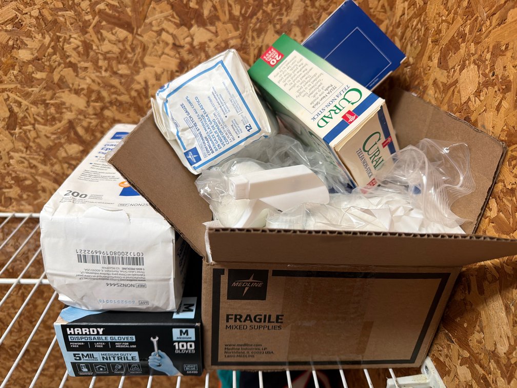 Assorted Medical & First Aid Supplies Lot