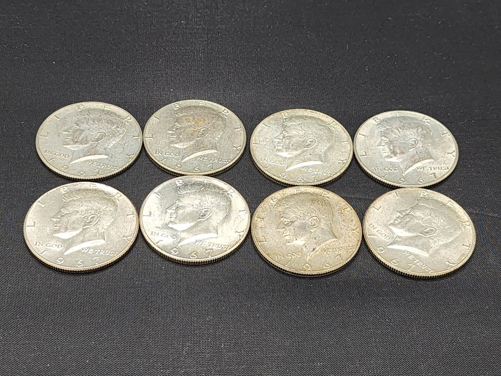 1967 Kennedy Half Dollars