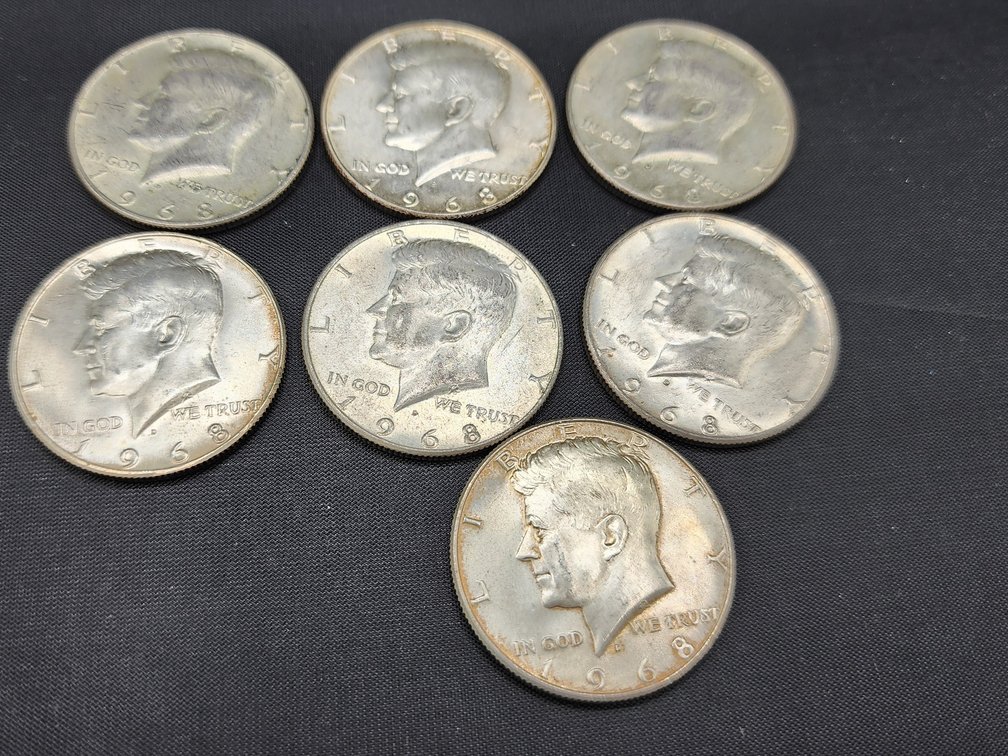 1968 Kennedy Half Dollars