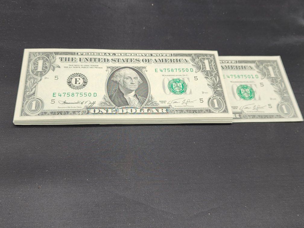 Sequential $1 Bills