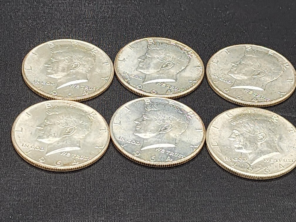 1964 Kennedy Half Dollars