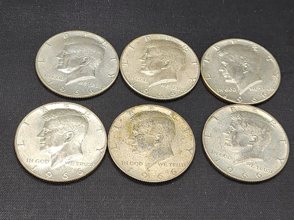 1966 Kennedy Half Dollars
