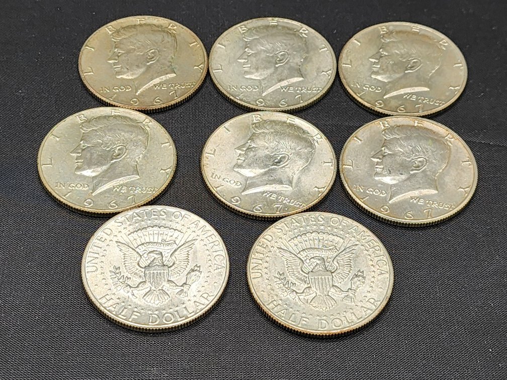 1967 Kennedy Half Dollars