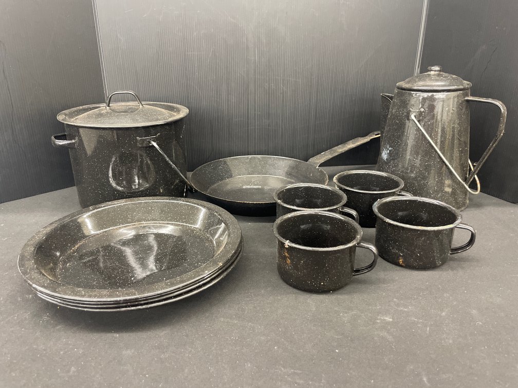 Enamelware Camping Cookware