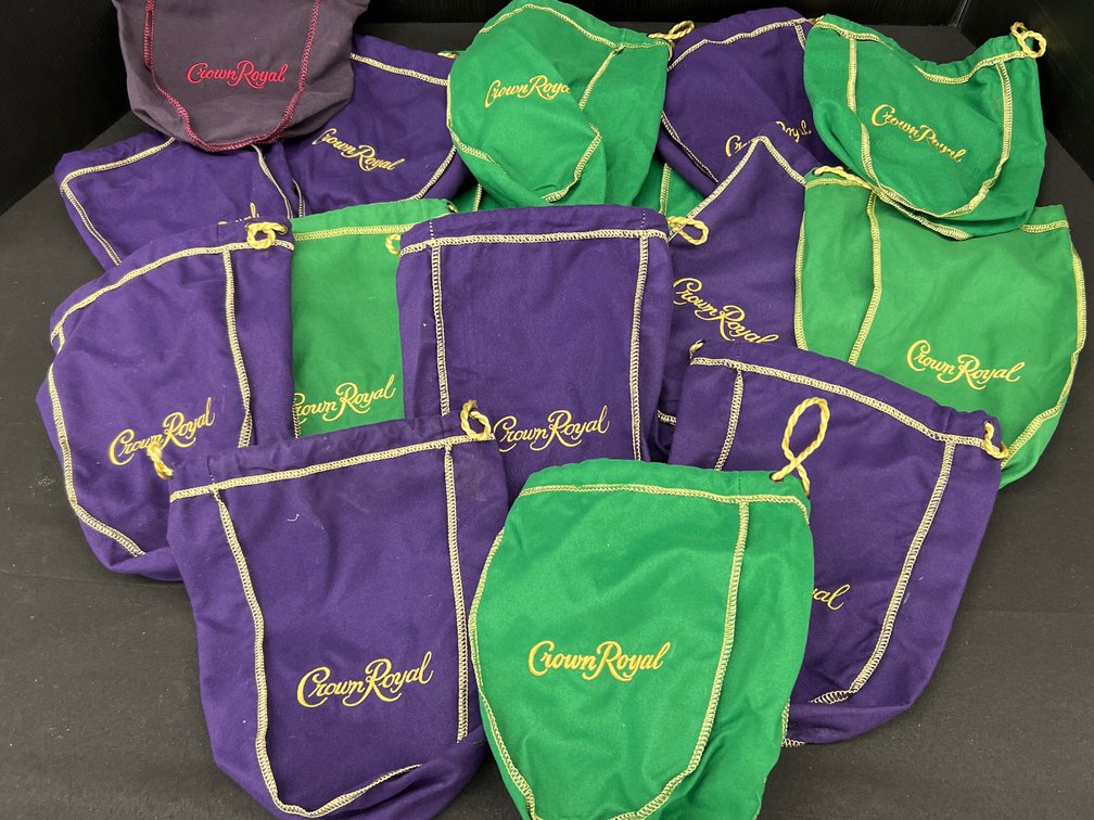Crown Royal Drawstring Bags