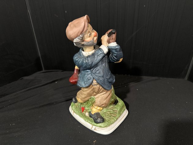 Image for Melody In Motion Animated Hobo Golfer Figurine