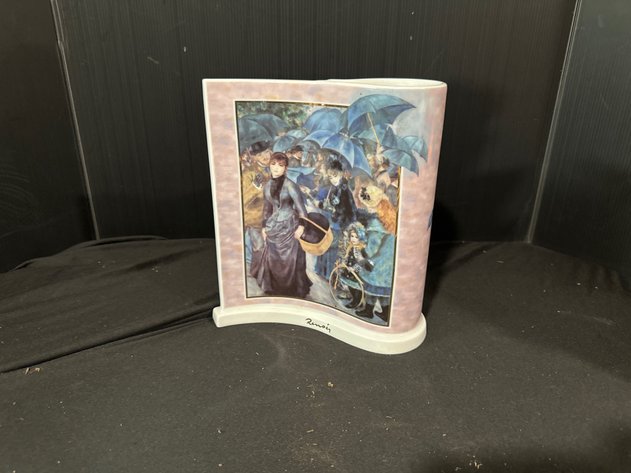 Image for Renoir 'The Umbrellas' Decorative Ceramic Vase