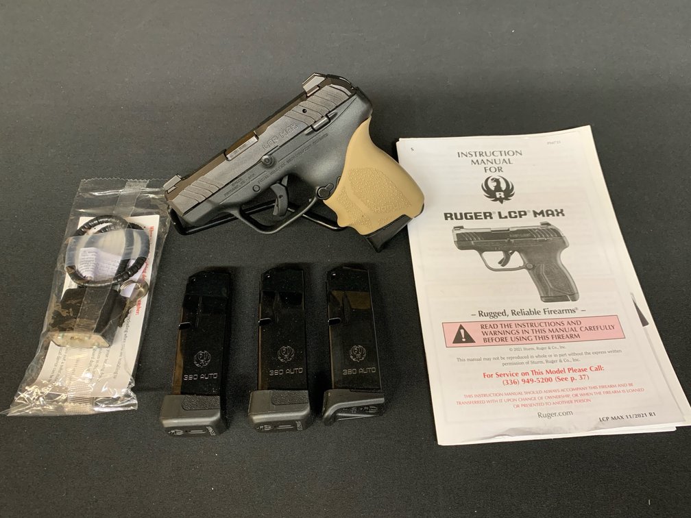 Ruger LCP MAX .380 Auto Pistol & Accessories
