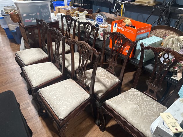 Image for Chippendale Style Dining Chairs