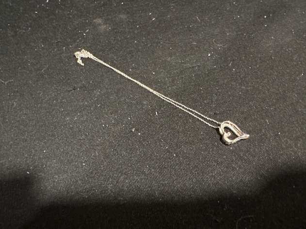 Image for 10K TWBR Open Heart Pendant Necklace