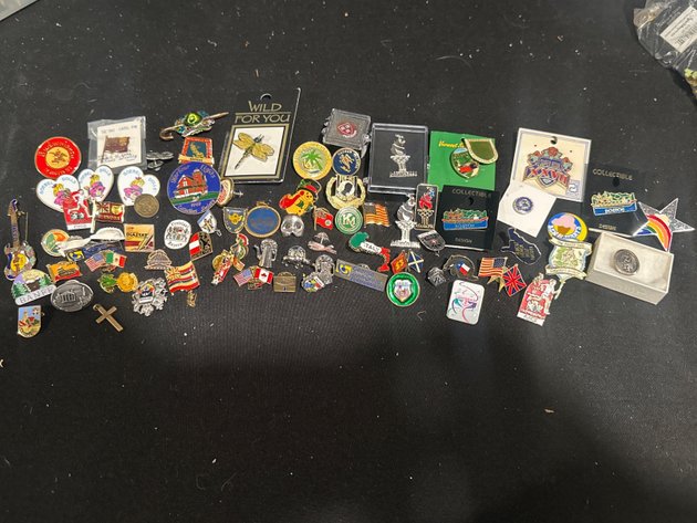 Image for Assorted Collectible Enamel Lapel Pins