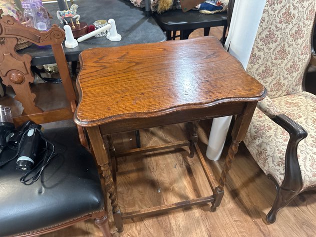 Image for Antique Wooden Side Table