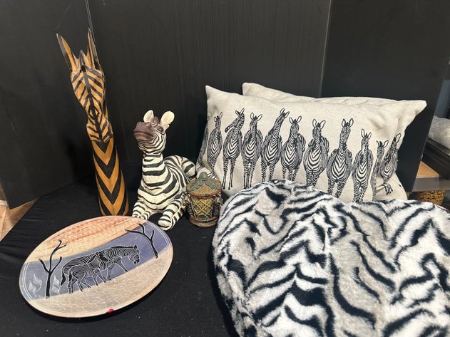Image for Zebra Motif Home Decor Assortment