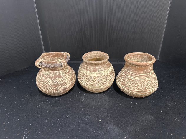 Image for Zodax Rustic Textured Pottery Vessels