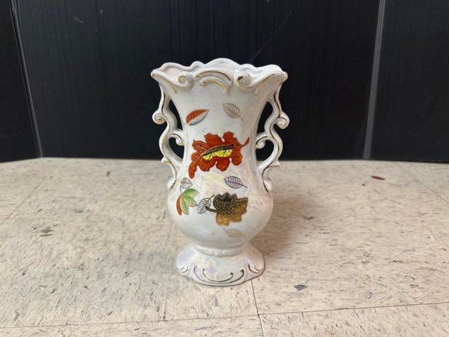 Image for Lipper & Mann Twin-Handled Lusterware Vase