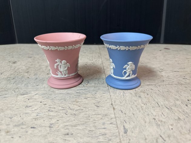 Image for Wedgwood Jasperware Flared Vases