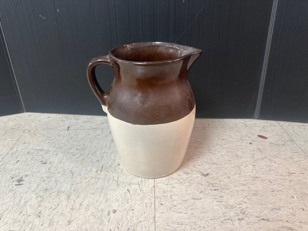 Image for USA Stamped Two-Tone Stoneware Pitcher