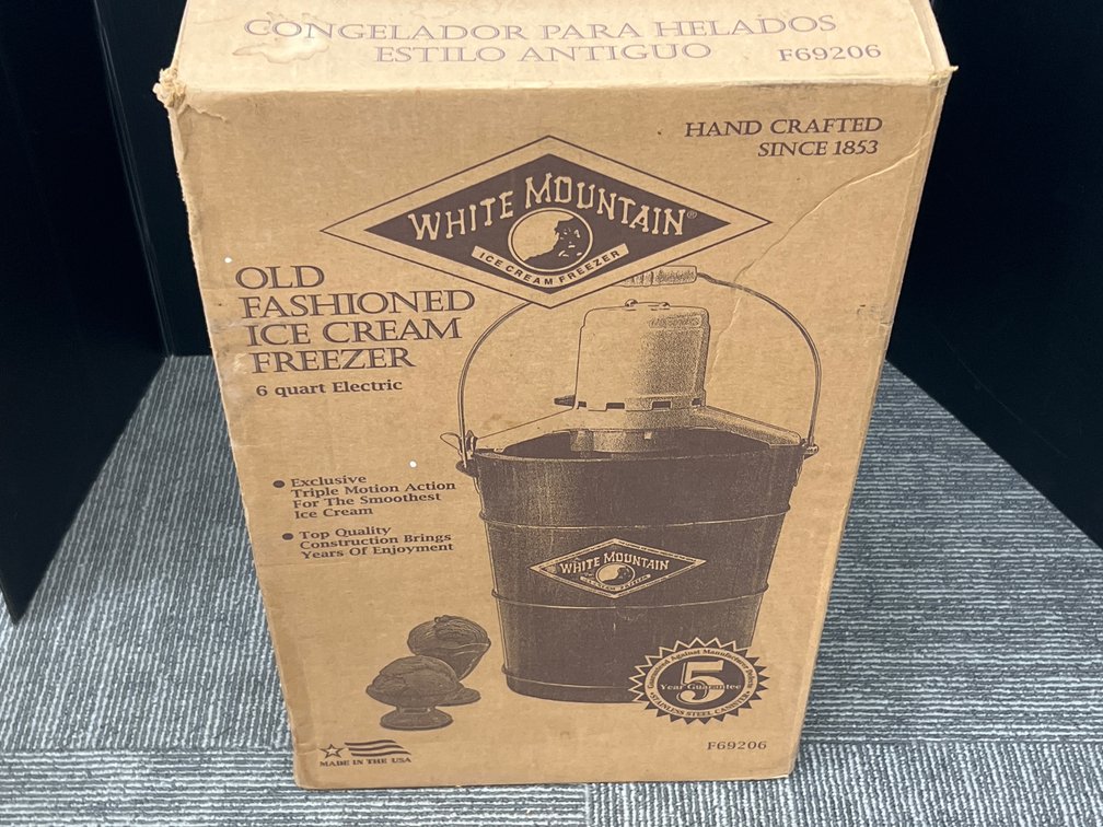 White Mountain Electric Ice Cream Freezer