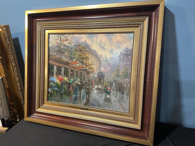 Image for Framed Impressionist Painting by E. Payes