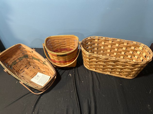 Image for Longaberger Christmas Collection Woven Baskets