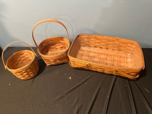 Image for Longaberger Handwoven Wood Baskets