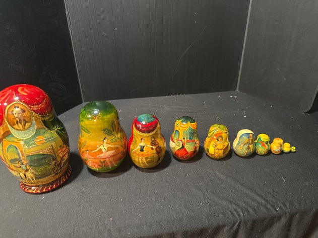 Image for Don Quixote Matryoshka Nesting Dolls