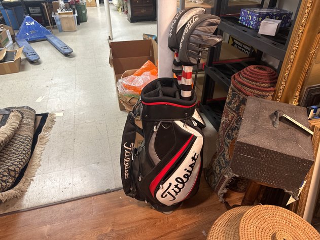 Image for Titleist Golf Bag and Assorted Woods