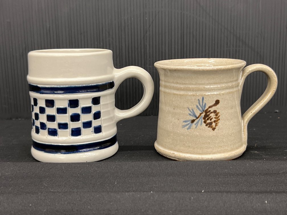 Studio Pottery Stoneware Mugs