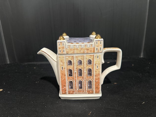 Image for James Sadler The White Tower Novelty Teapot
