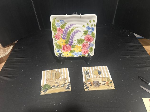 Image for C. Winterle Olson Decorative Art Pieces & Easel