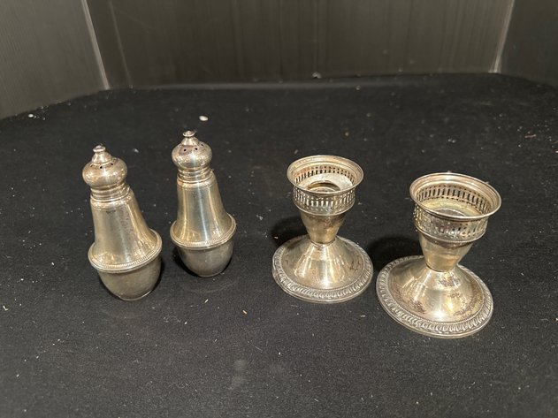 Image for Duchin Creation Weighted Sterling Shakers & Candlesticks