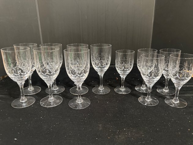 Image for Fostoria Etched Crystal Stemware Assortment