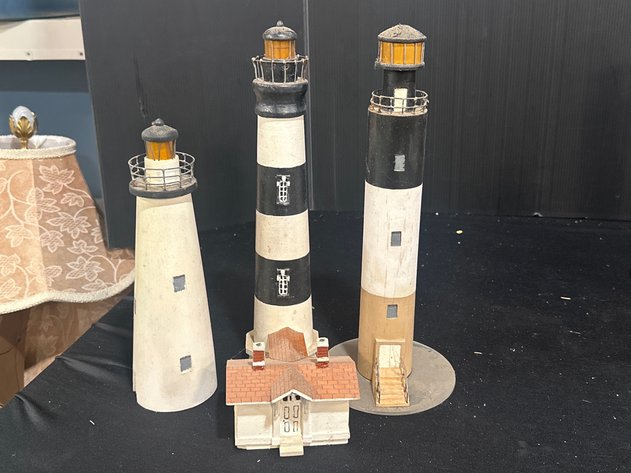 Image for Clarence Pugh Wooden Lighthouse Models
