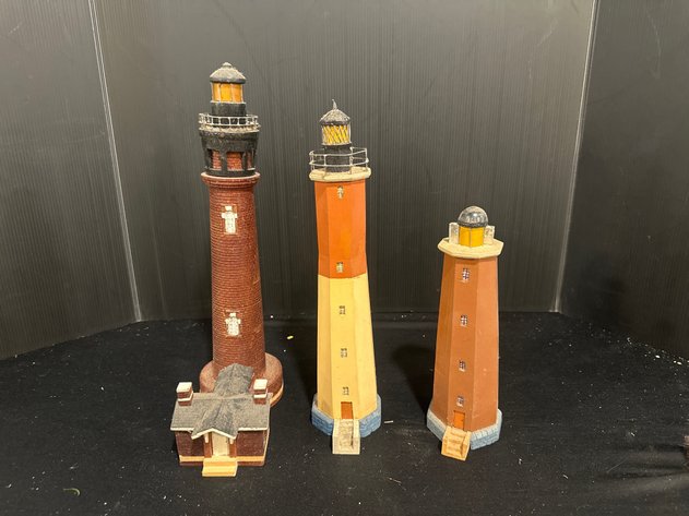 Image for Clarence Pugh Wooden Lighthouse Models