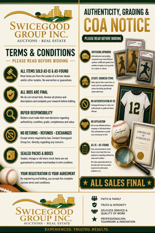 Sports Memorabilia, Toys, Vintage Collectibles