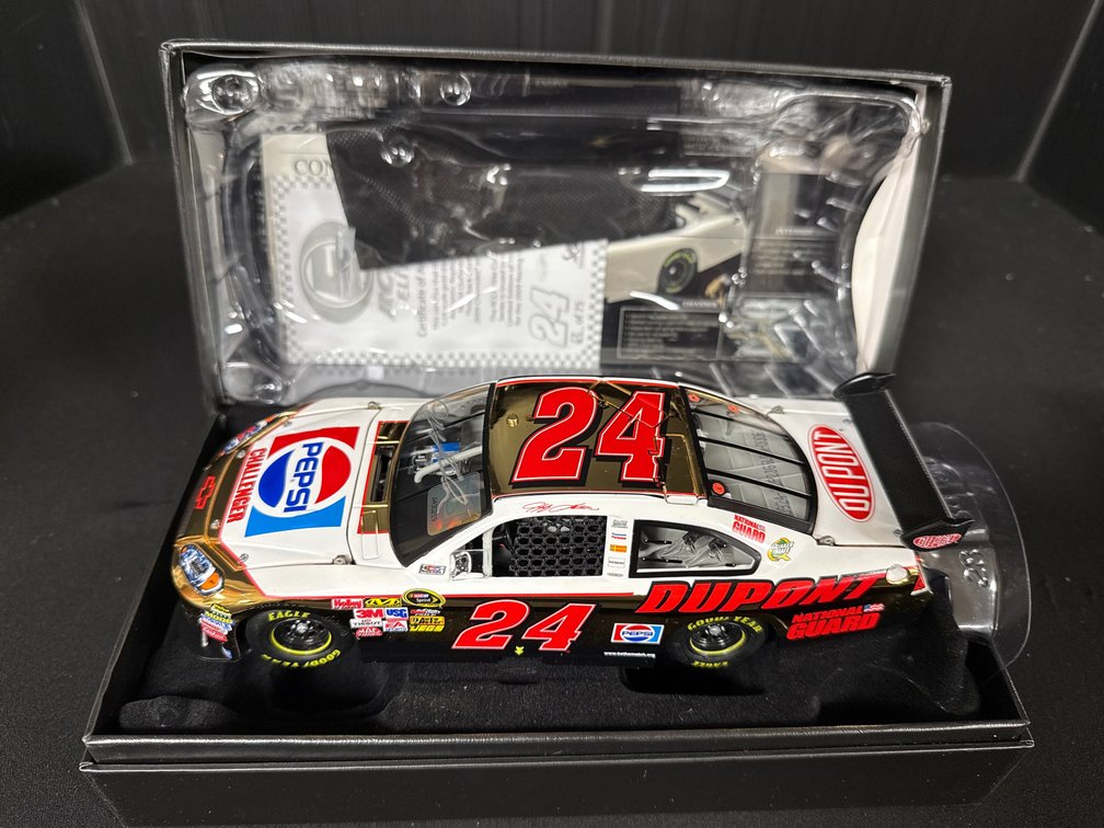 Jeff Gordon #24 Autographed Gold Diecast