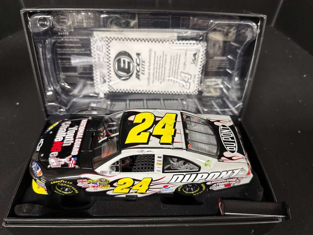 RCCA Elite Autographed 1:24 No. 24 Chevrolet Impala Diecast
