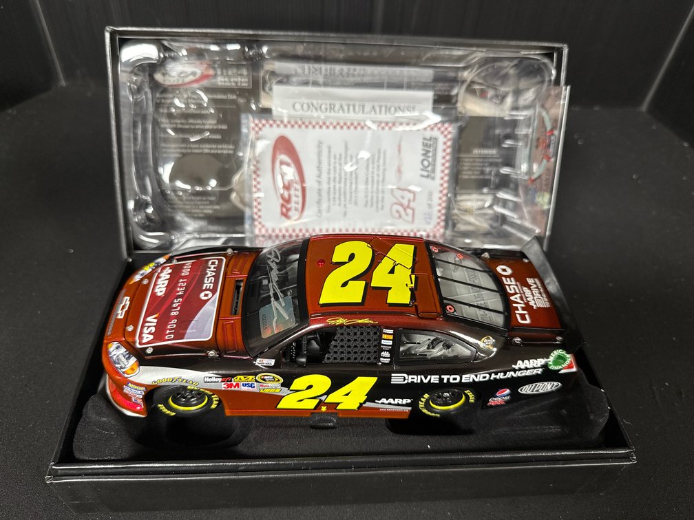 Autographed Jeff Gordon 2012 RCCA Elite 1:24 Die-Cast Impala