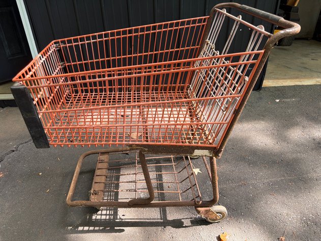 Image for Commercial Wire Mesh Retail Shopping Cart