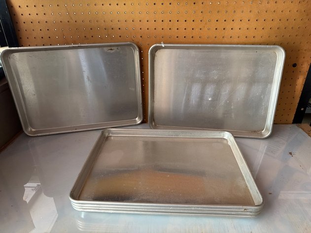 Image for 6-Commercial Aluminum Half Sheet Pans