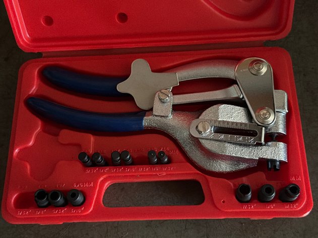 Image for Heavy Duty Hand Metal Punch Tool Kit