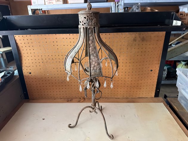 Image for Cast Metal Elephant Motif Lantern