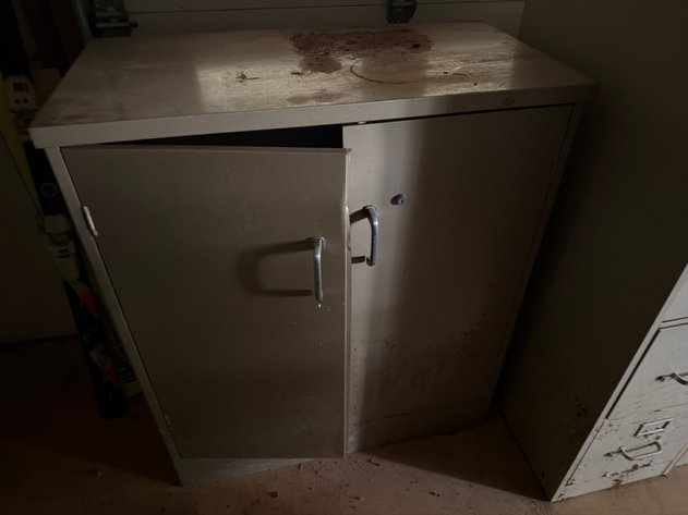 Image for 2-Door Metal Storage Cabinet (See Description)