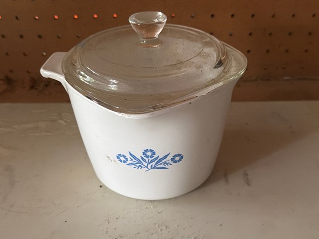 Image for Corning Ware P-55-B Blue Cornflower 1-Quart Saucepan with Lid