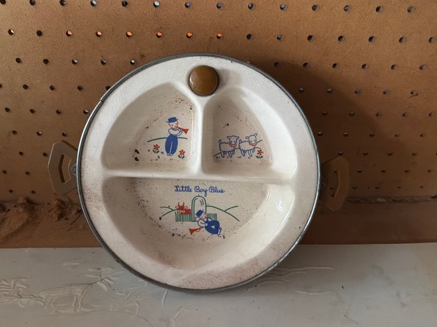 Image for Vintage Little Boy Blue Warming Dish
