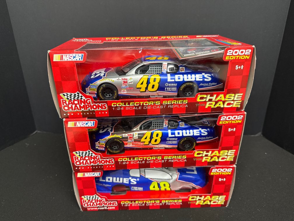 Jimmie Johnson #48 Racing Champions Die-Cast Cars (3)