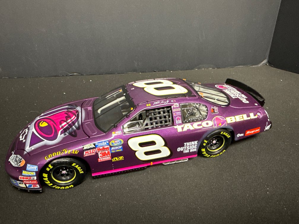 Autographed Martin Truex Jr. #8 Taco Bell Diecast